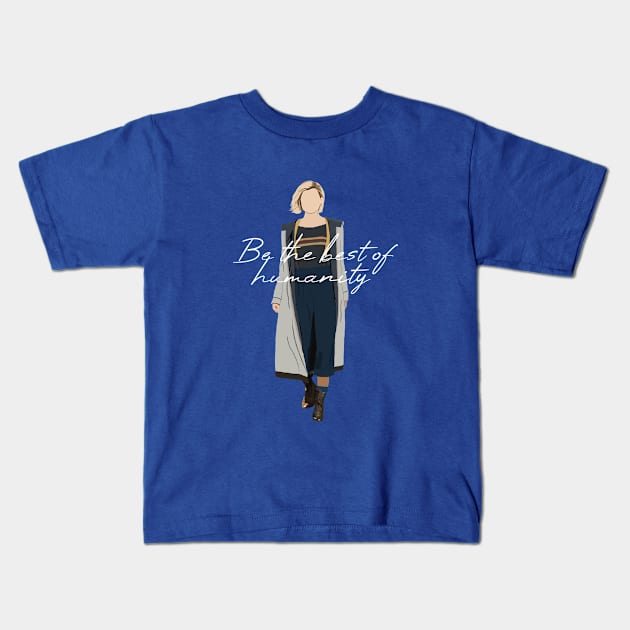 Doctor Who - 13th Doctor Kids T-Shirt by m&a designs